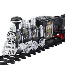 Maqueta Tren a Vapor Militar